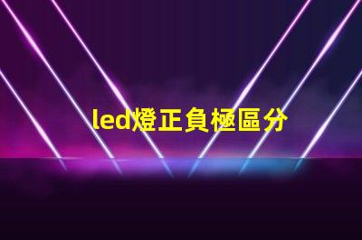 led燈正負極區分 燈珠